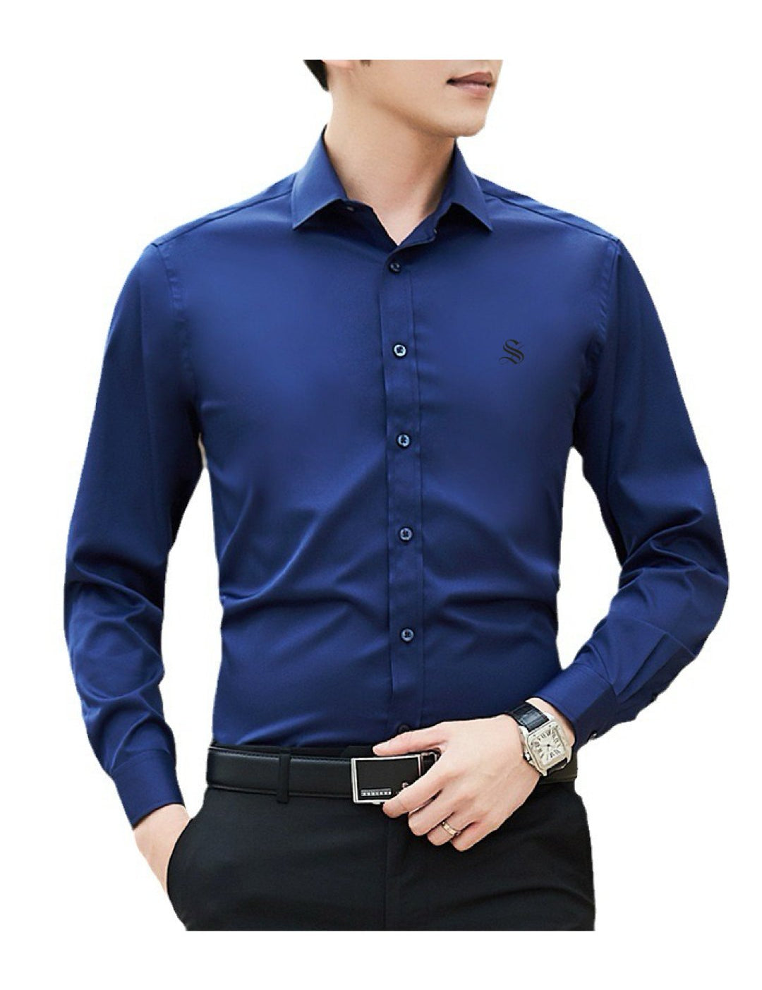 Kismodov - Long Sleeves Shirt for Men - Sarman Fashion - Wholesale Clothing Fashion Brand for Men from Canada