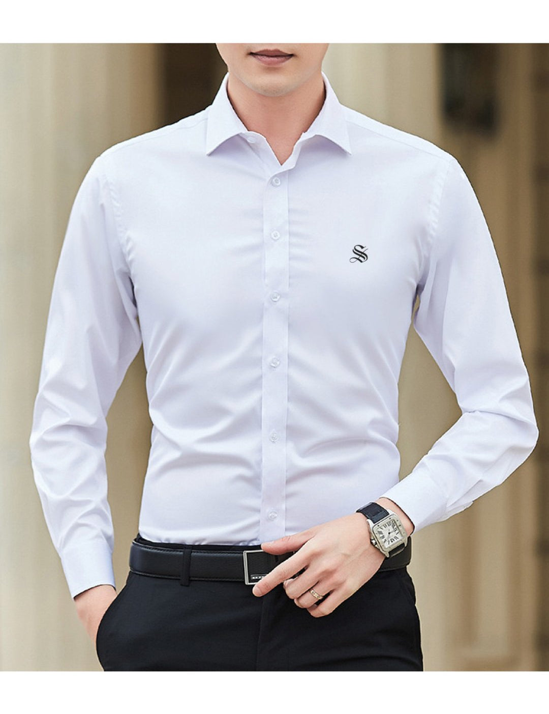 Kismodov - Long Sleeves Shirt for Men - Sarman Fashion - Wholesale Clothing Fashion Brand for Men from Canada
