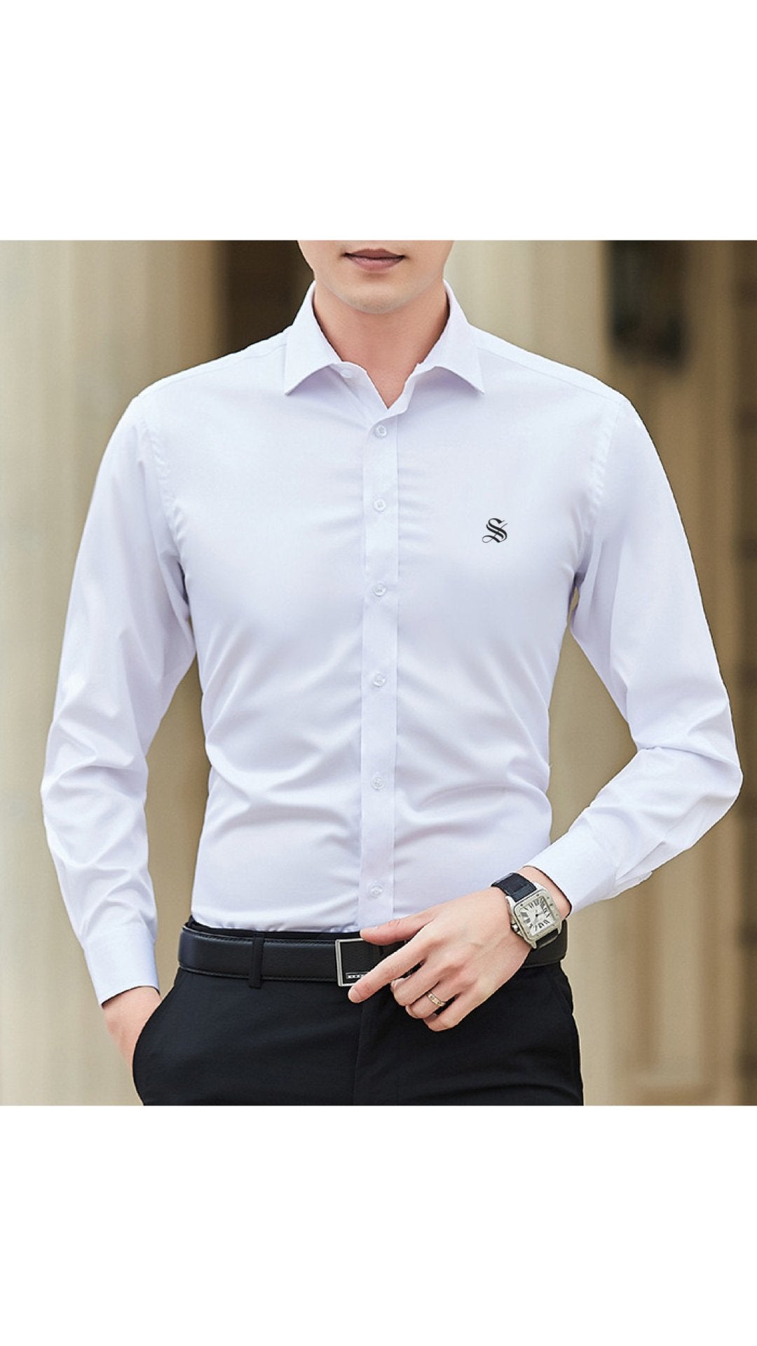 Kismodov - Long Sleeves Shirt for Men - Sarman Fashion - Wholesale Clothing Fashion Brand for Men from Canada