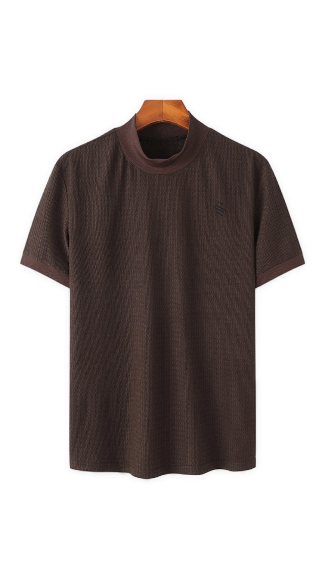 KJOL - High Neck T-shirt for Men - Sarman Fashion - Wholesale Clothing Fashion Brand for Men from Canada