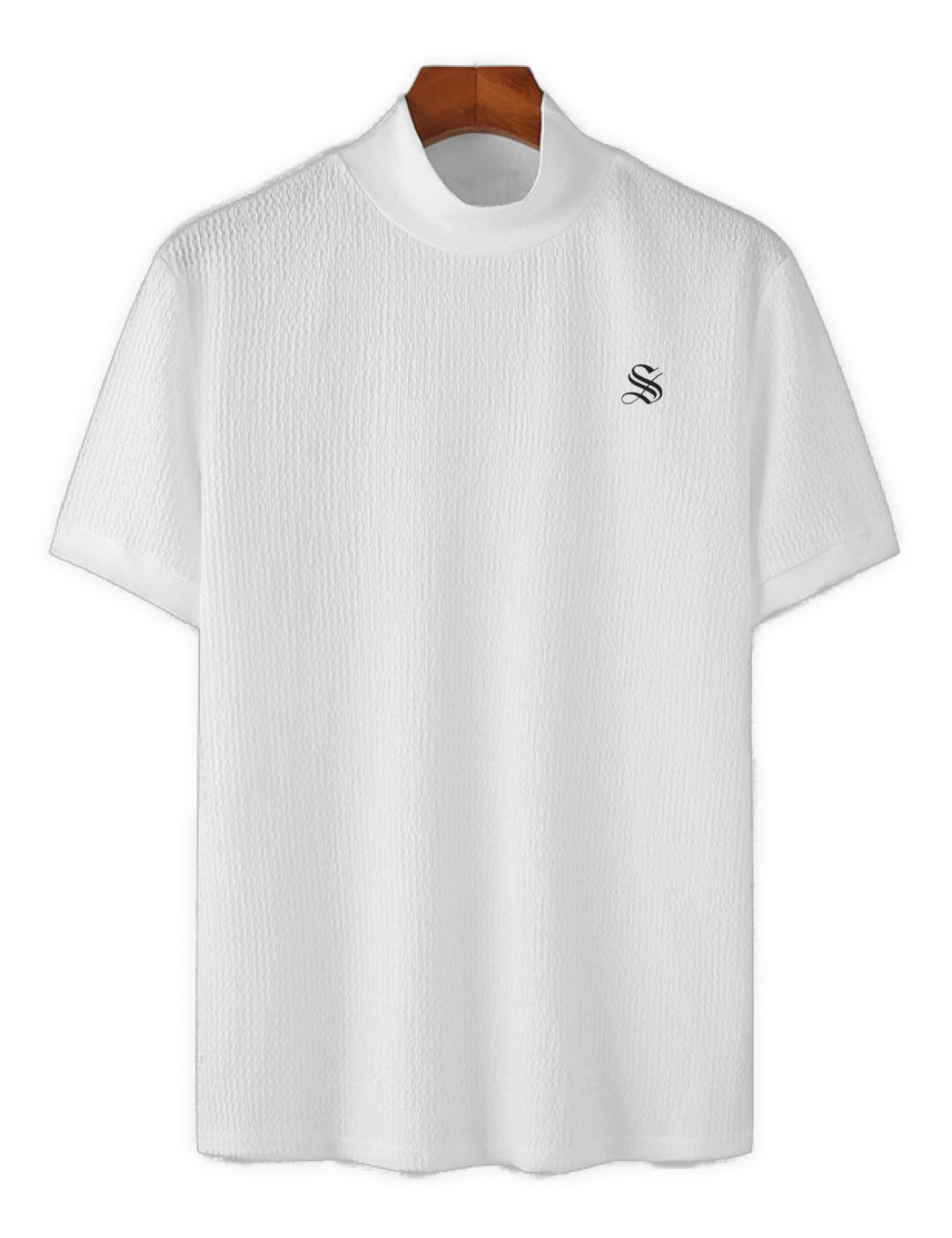 KJOL - High Neck T-shirt for Men - Sarman Fashion - Wholesale Clothing Fashion Brand for Men from Canada