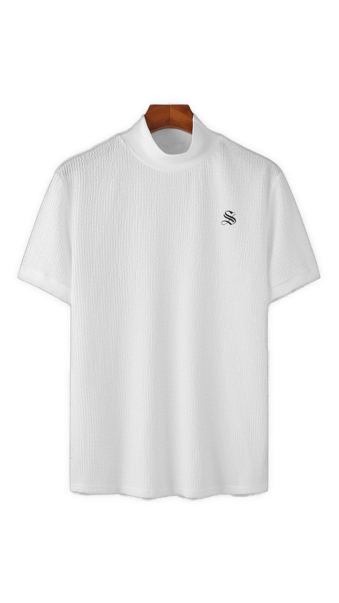KJOL - High Neck T-shirt for Men - Sarman Fashion - Wholesale Clothing Fashion Brand for Men from Canada
