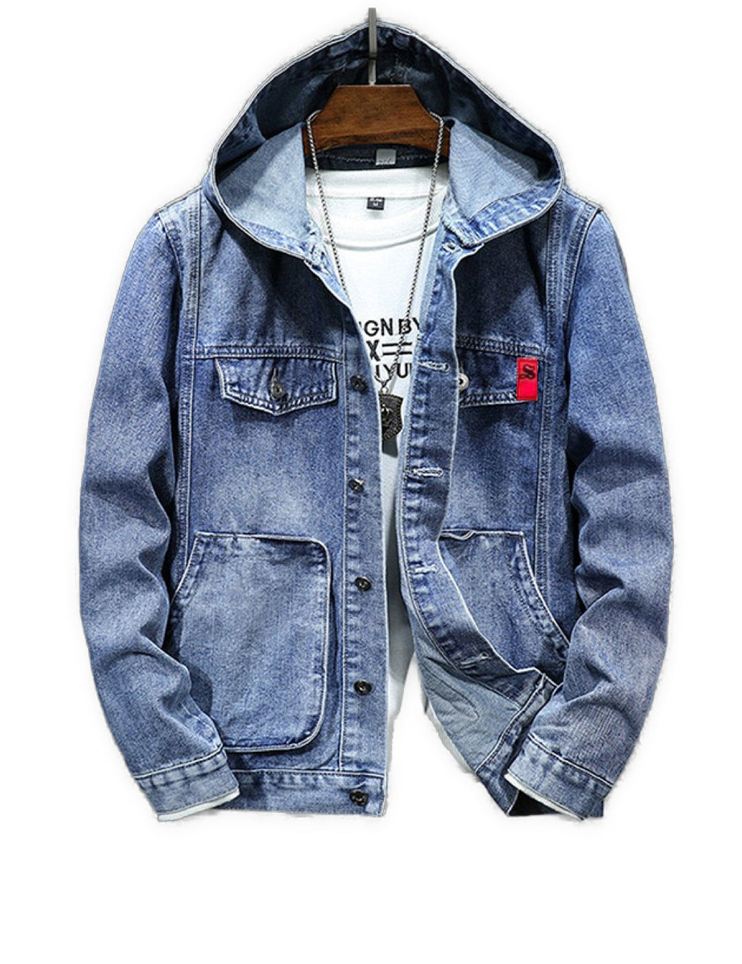 KJY- Long Sleeve Jeans Jacket for Men - Sarman Fashion - Wholesale Clothing Fashion Brand for Men from Canada