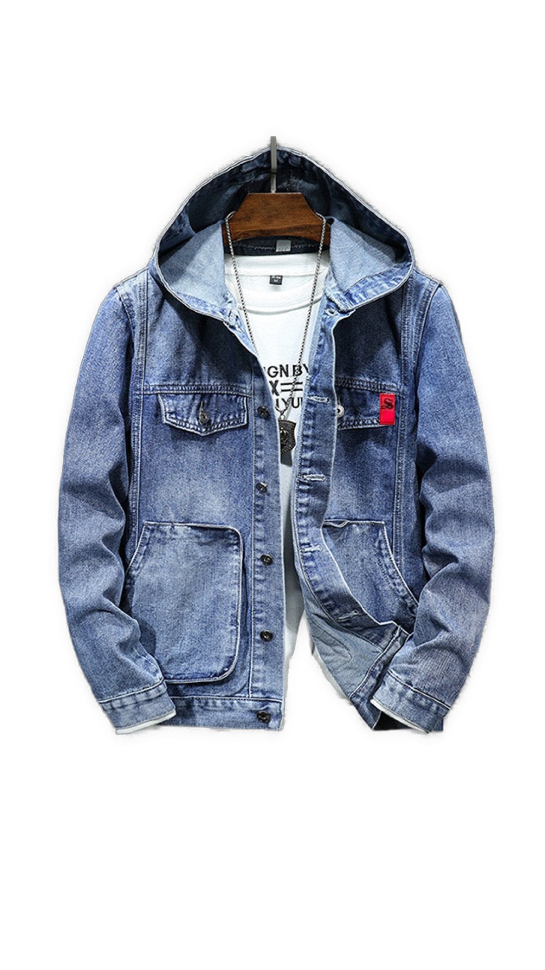KJY- Long Sleeve Jeans Jacket for Men - Sarman Fashion - Wholesale Clothing Fashion Brand for Men from Canada