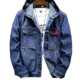 KJY- Long Sleeve Jeans Jacket for Men - Sarman Fashion - Wholesale Clothing Fashion Brand for Men from Canada