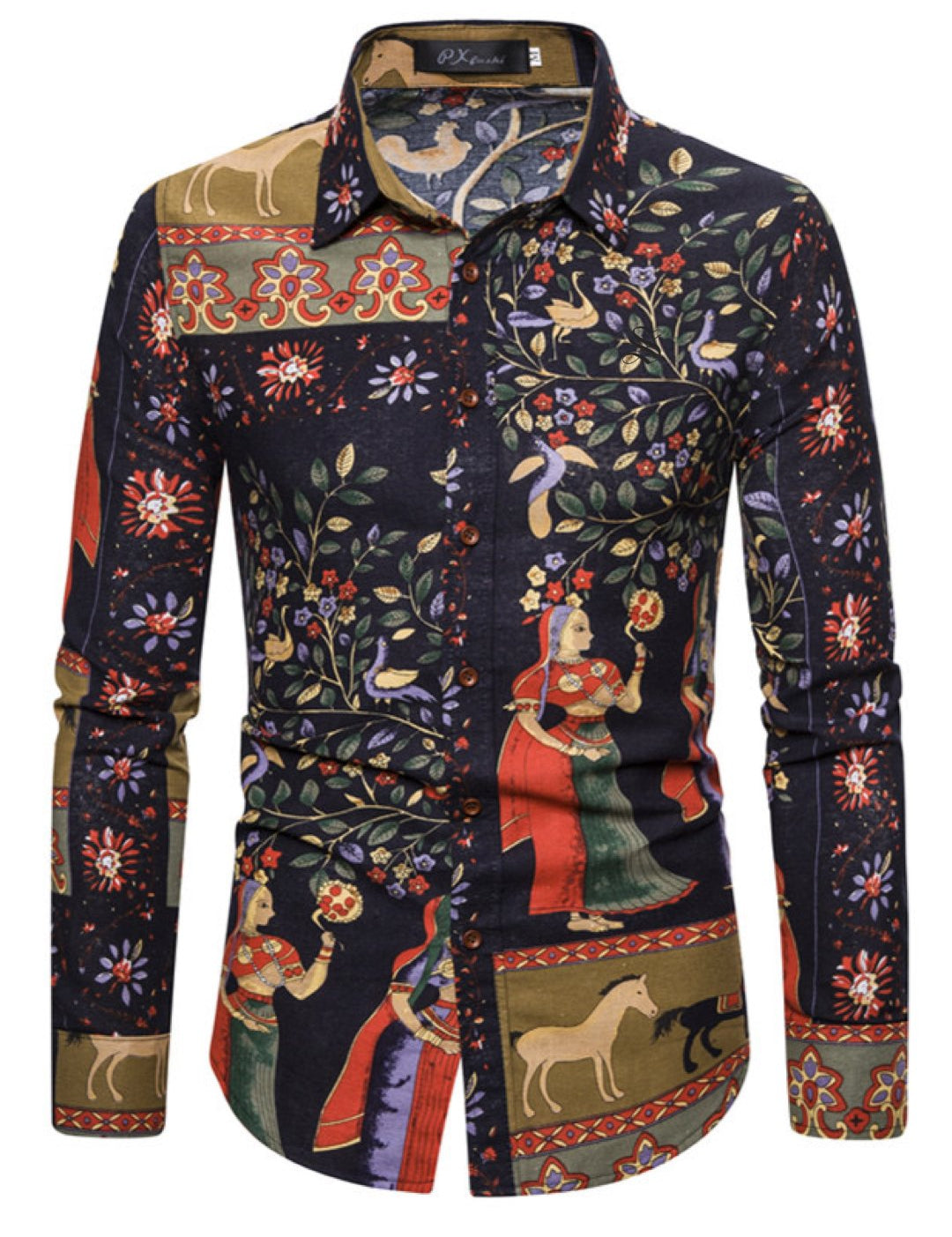 KKVK - Long Sleeves Shirt for Men - Sarman Fashion - Wholesale Clothing Fashion Brand for Men from Canada