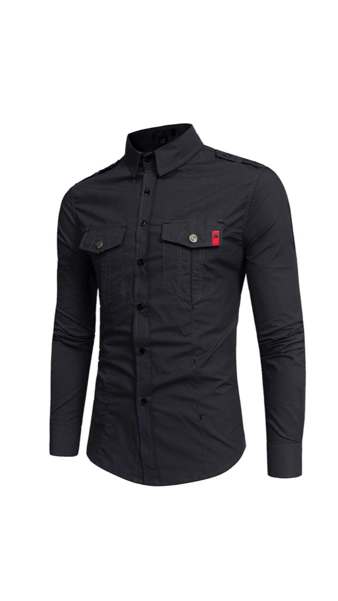 Klaz - Long Sleeves Shirt for Men - Sarman Fashion - Wholesale Clothing Fashion Brand for Men from Canada