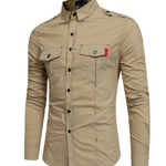 Klaz - Long Sleeves Shirt for Men - Sarman Fashion - Wholesale Clothing Fashion Brand for Men from Canada