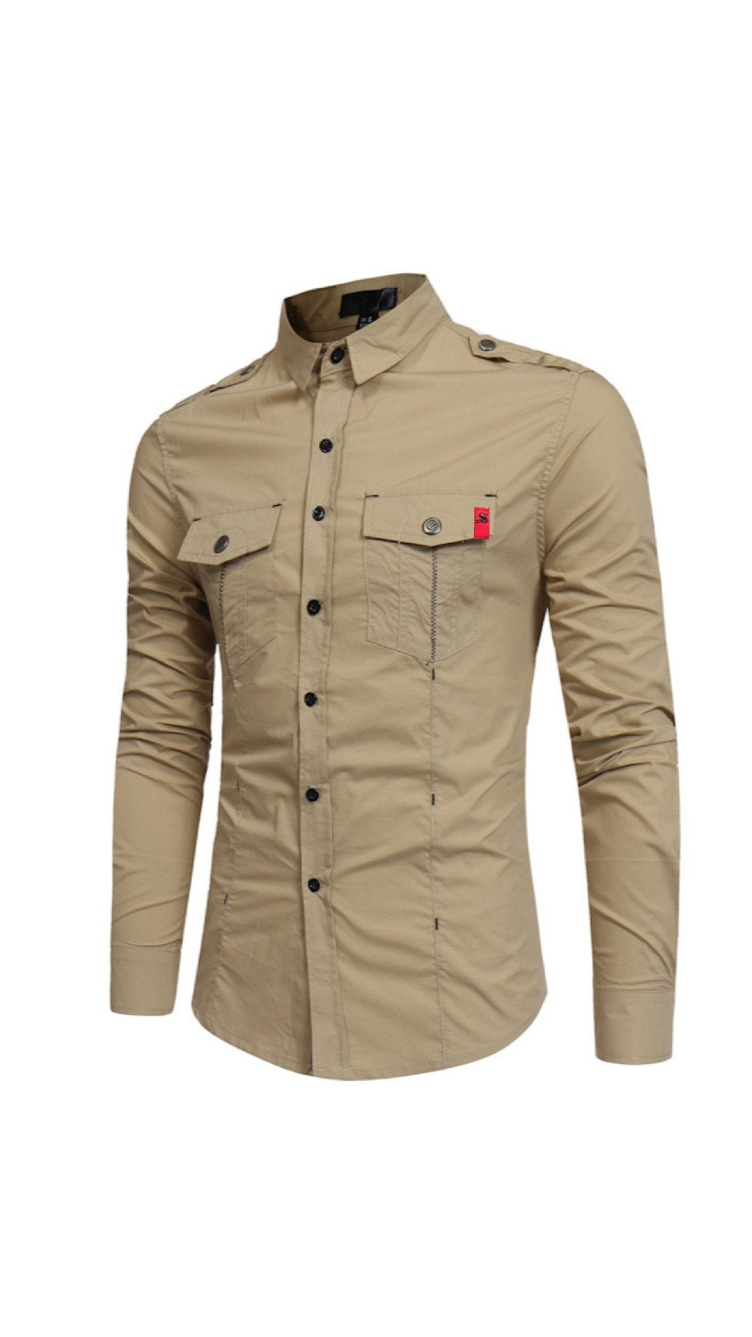 Klaz - Long Sleeves Shirt for Men - Sarman Fashion - Wholesale Clothing Fashion Brand for Men from Canada