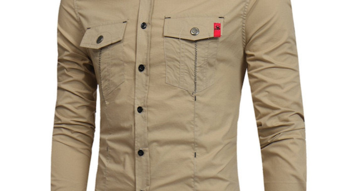 Klaz - Long Sleeves Shirt for Men - Sarman Fashion - Wholesale Clothing Fashion Brand for Men from Canada