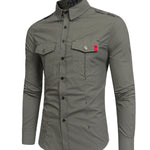 Klaz - Long Sleeves Shirt for Men - Sarman Fashion - Wholesale Clothing Fashion Brand for Men from Canada