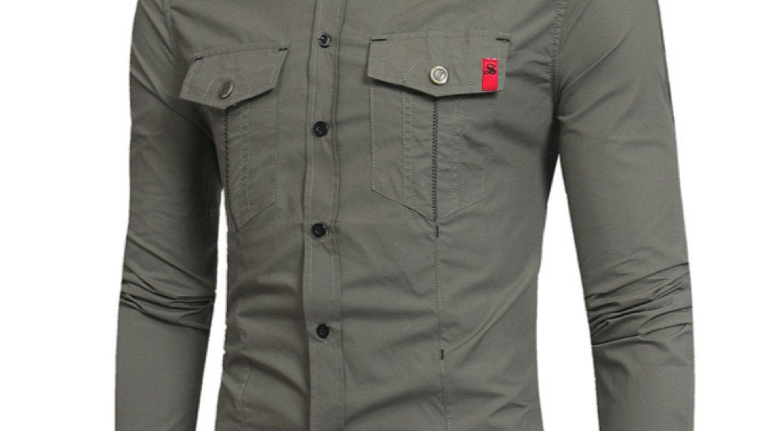 Klaz - Long Sleeves Shirt for Men - Sarman Fashion - Wholesale Clothing Fashion Brand for Men from Canada