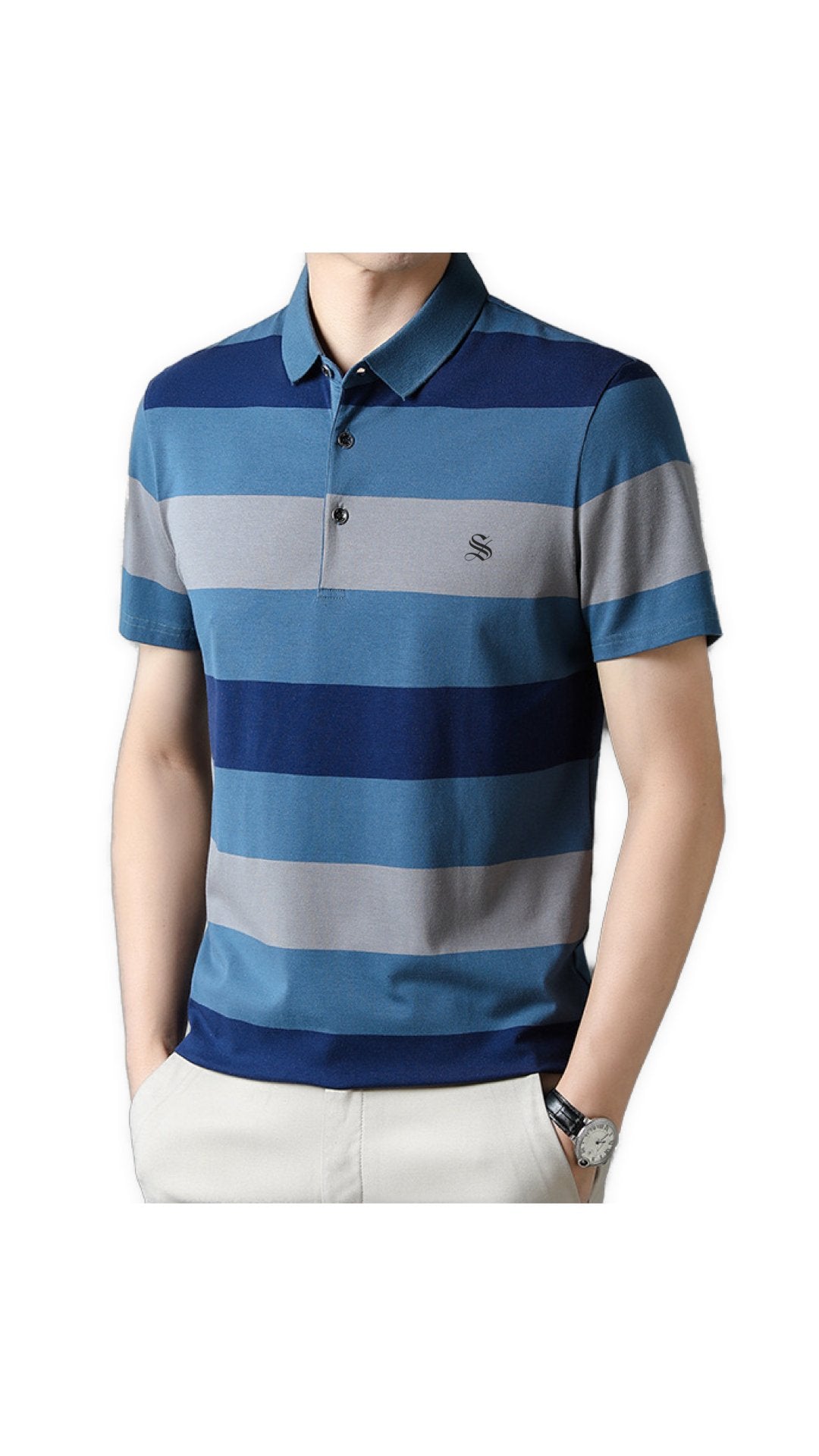 Koho - Polo Shirt for Men - Sarman Fashion - Wholesale Clothing Fashion Brand for Men from Canada