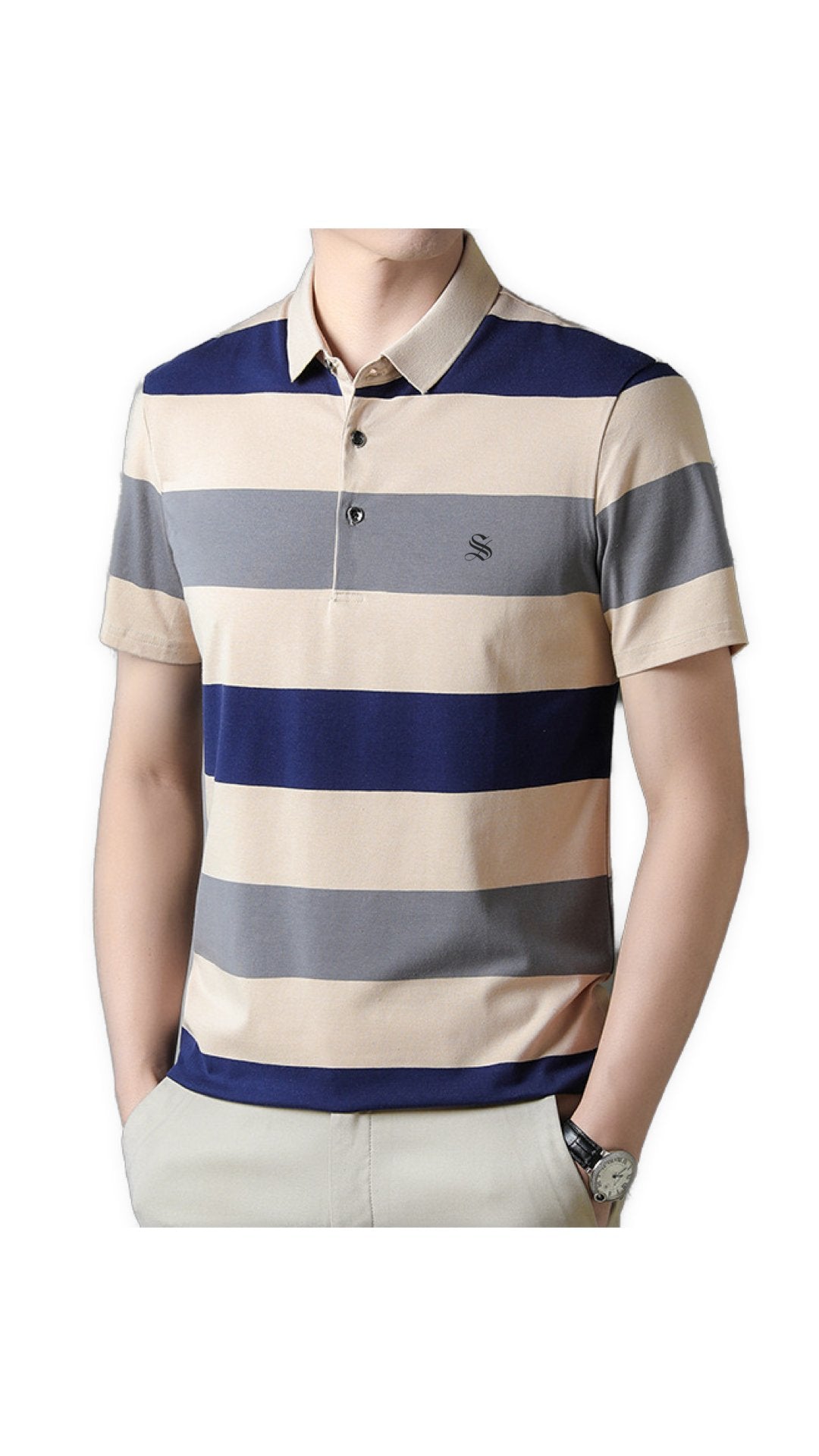 Koho - Polo Shirt for Men - Sarman Fashion - Wholesale Clothing Fashion Brand for Men from Canada