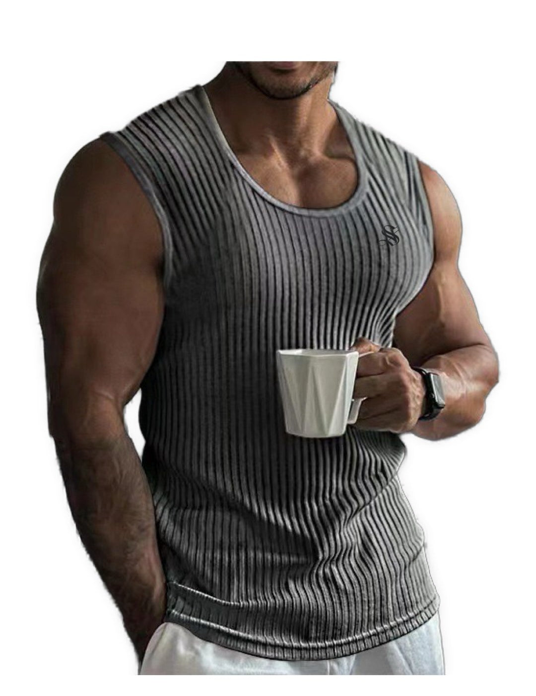 KOK - Tank Top for Men - Sarman Fashion - Wholesale Clothing Fashion Brand for Men from Canada