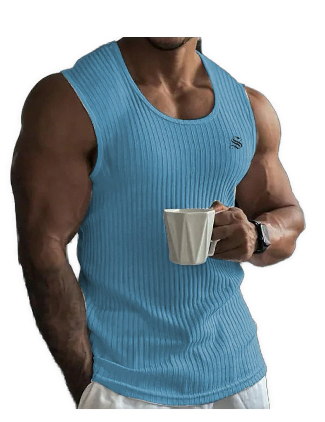 KOK - Tank Top for Men - Sarman Fashion - Wholesale Clothing Fashion Brand for Men from Canada