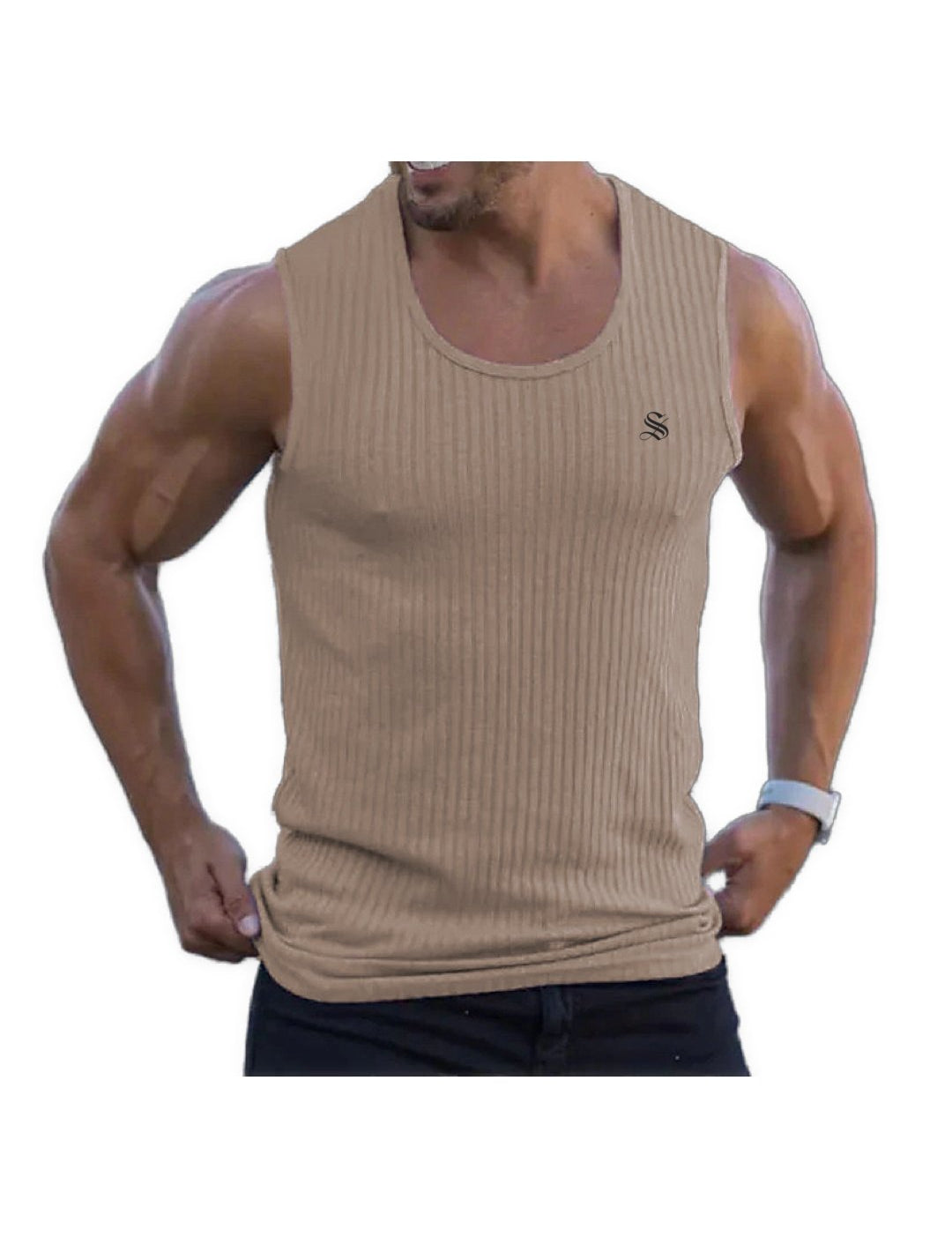 KOK - Tank Top for Men - Sarman Fashion - Wholesale Clothing Fashion Brand for Men from Canada