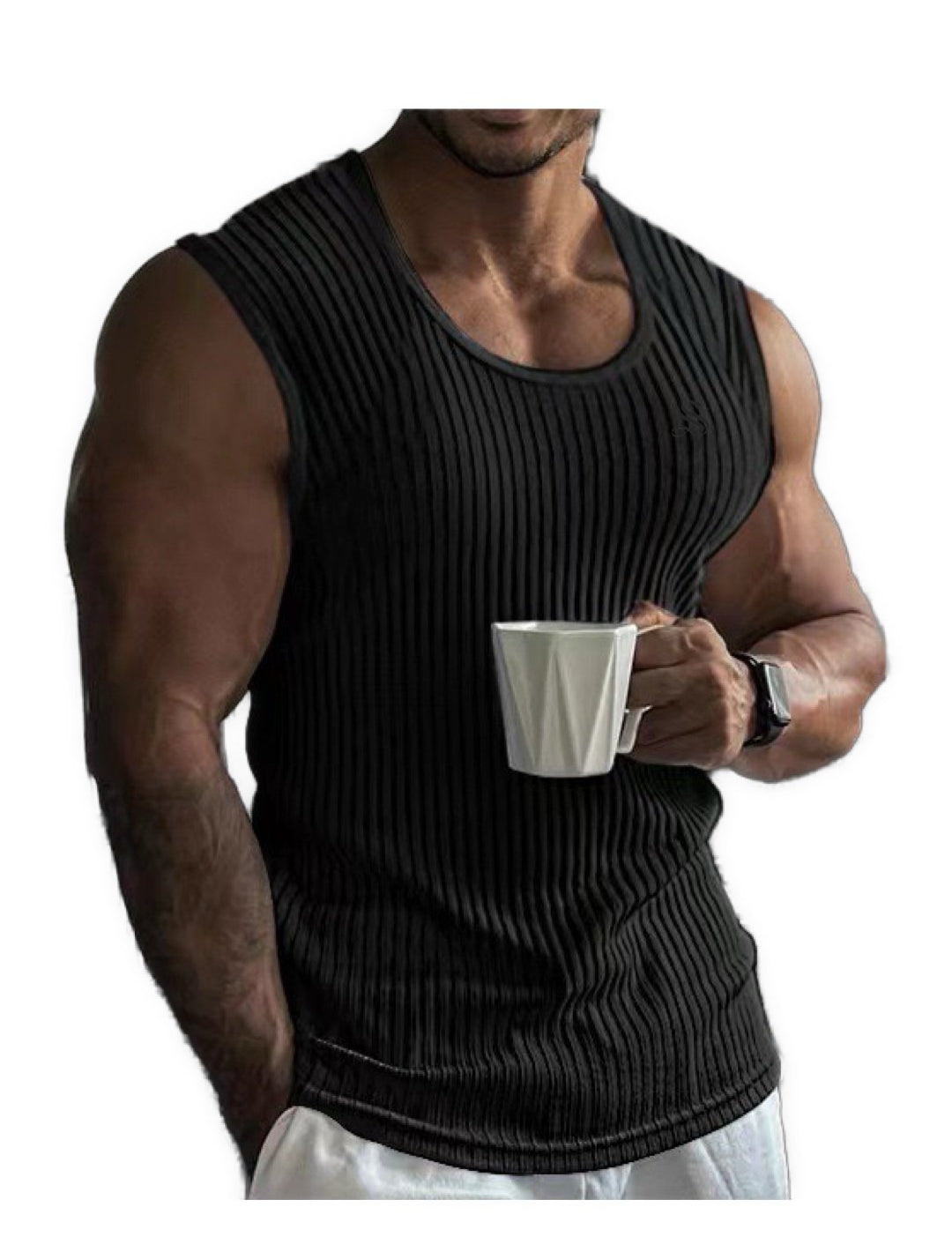 KOK - Tank Top for Men - Sarman Fashion - Wholesale Clothing Fashion Brand for Men from Canada