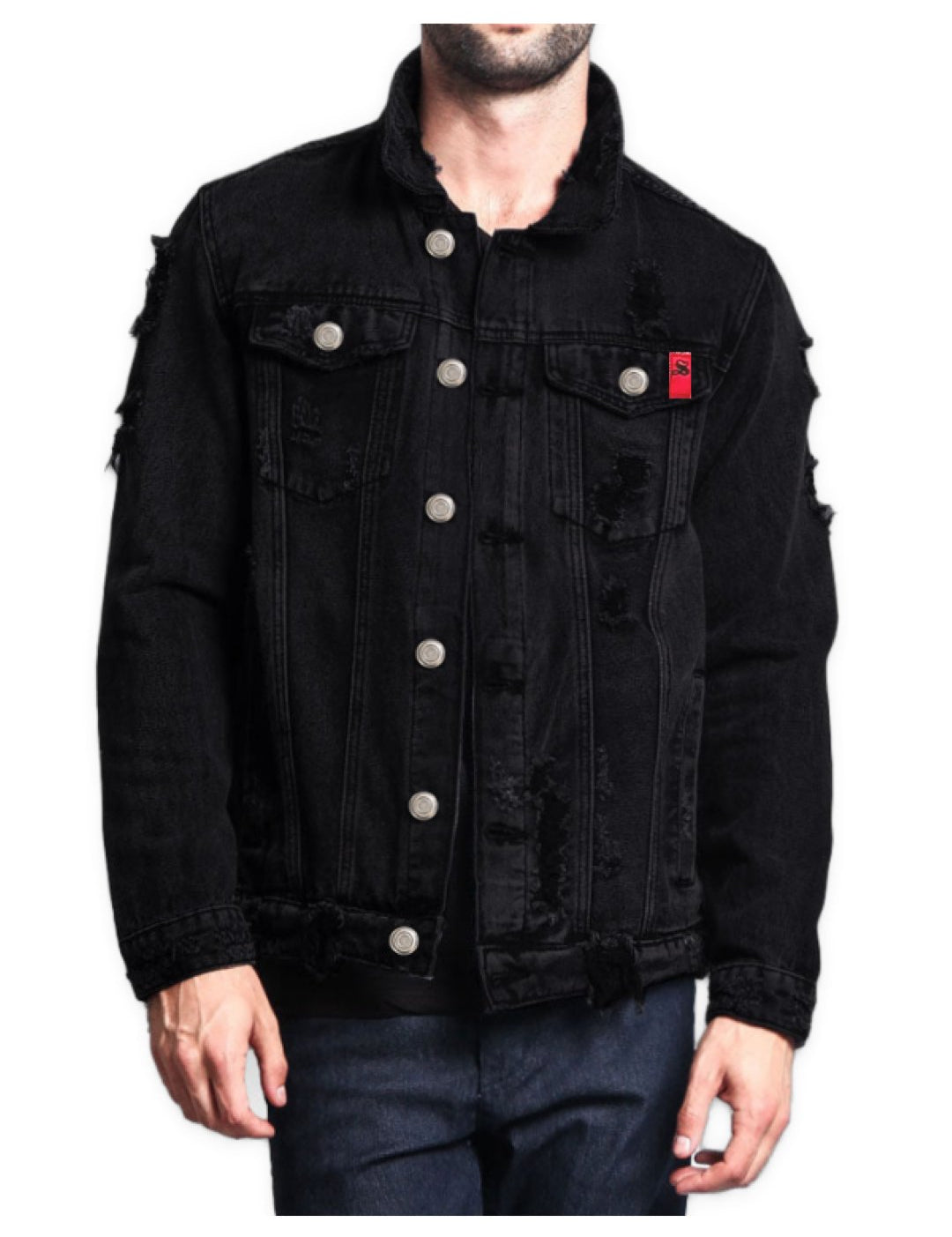 Kolodit - Long Sleeve Jeans Jacket for Men - Sarman Fashion - Wholesale Clothing Fashion Brand for Men from Canada