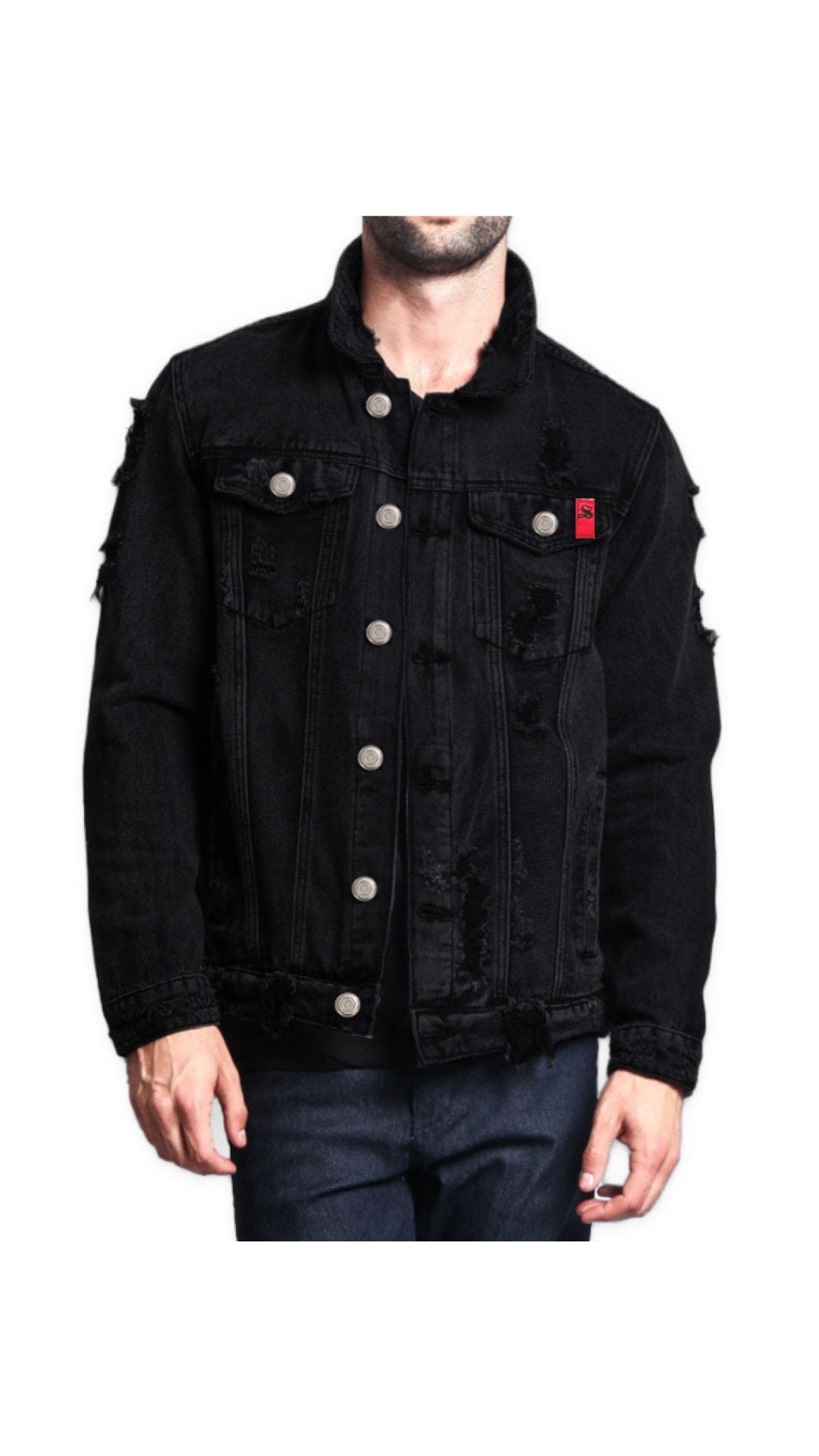 Kolodit - Long Sleeve Jeans Jacket for Men - Sarman Fashion - Wholesale Clothing Fashion Brand for Men from Canada