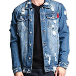 Kolodit - Long Sleeve Jeans Jacket for Men - Sarman Fashion - Wholesale Clothing Fashion Brand for Men from Canada