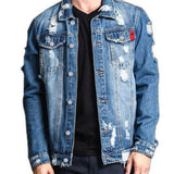 Kolodit - Long Sleeve Jeans Jacket for Men - Sarman Fashion - Wholesale Clothing Fashion Brand for Men from Canada