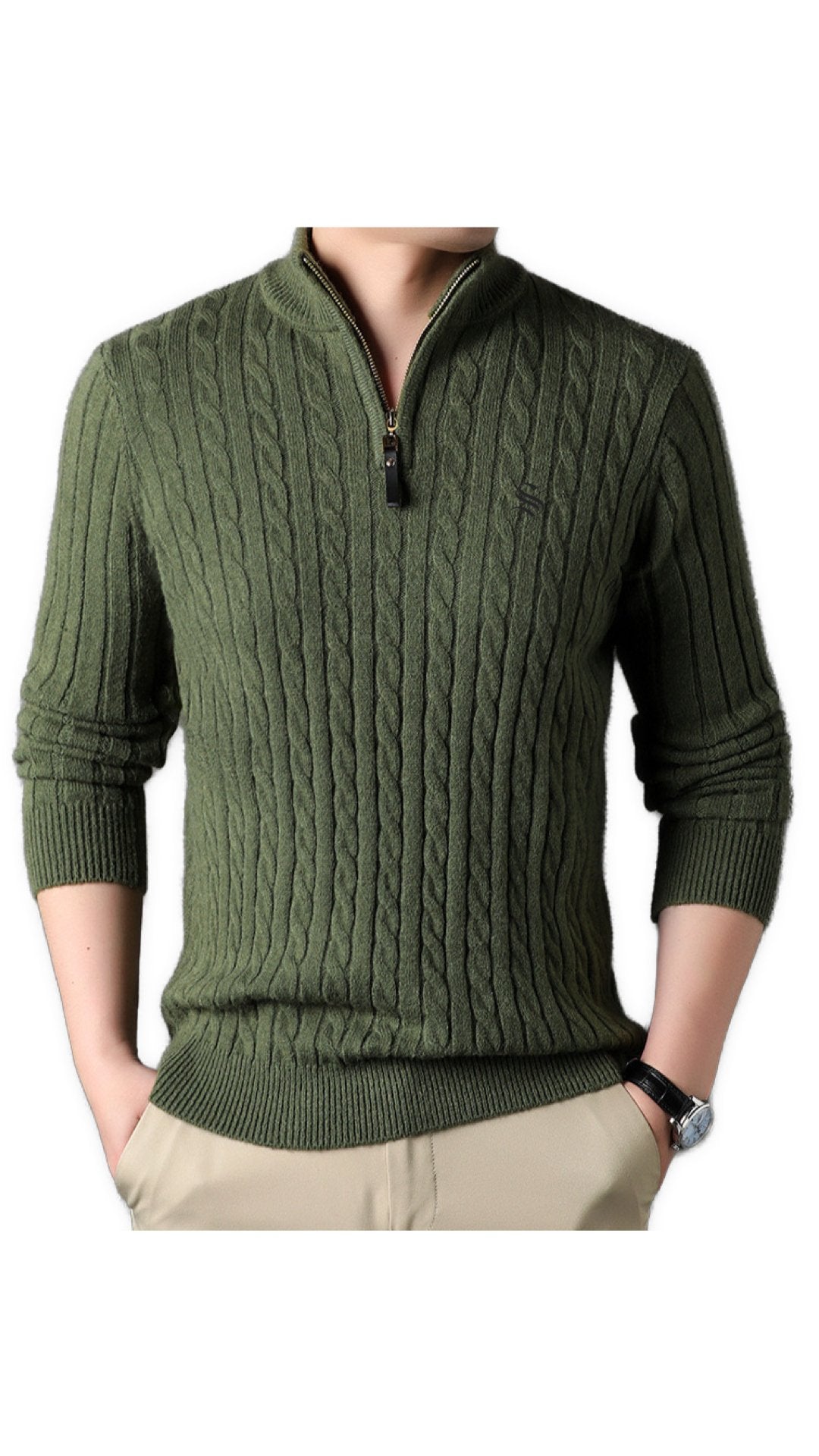 Koza - Long Sleeves sweater for Men - Sarman Fashion - Wholesale Clothing Fashion Brand for Men from Canada