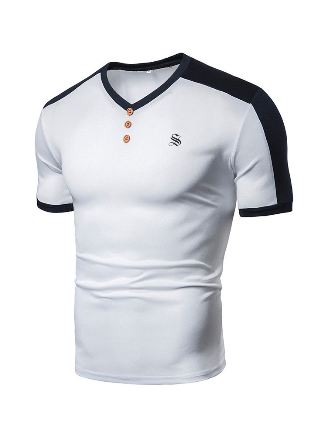 KSK - V-Neck T-Shirt for Men - Sarman Fashion - Wholesale Clothing Fashion Brand for Men from Canada