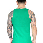 Landrow- Green Tank Top for Men - Sarman Fashion - Wholesale Clothing Fashion Brand for Men from Canada