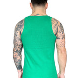 Landrow- Green Tank Top for Men - Sarman Fashion - Wholesale Clothing Fashion Brand for Men from Canada