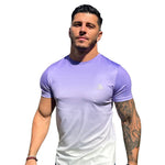 Larkspur - Blue/White T-Shirt for Men (PRE-ORDER DISPATCH DATE 25 DECEMBER 2021) - Sarman Fashion - Wholesale Clothing Fashion Brand for Men from Canada