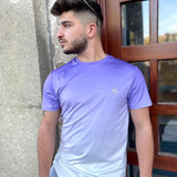 Larkspur - Blue/White T-Shirt for Men (PRE-ORDER DISPATCH DATE 25 DECEMBER 2021) - Sarman Fashion - Wholesale Clothing Fashion Brand for Men from Canada