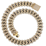 Laru - Unisex Cuban Chain & Bracelet - Sarman Fashion - Wholesale Clothing Fashion Brand for Men from Canada