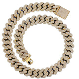 Laru - Unisex Cuban Chain & Bracelet - Sarman Fashion - Wholesale Clothing Fashion Brand for Men from Canada