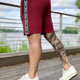 Legacy - Burgondy Shorts for Men - Sarman Fashion - Wholesale Clothing Fashion Brand for Men from Canada