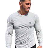 Leopard - Grey Long Sleeve Shirt for Men - Sarman Fashion - Wholesale Clothing Fashion Brand for Men from Canada