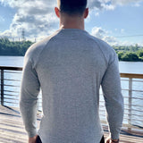 Leopard - Grey Long Sleeve Shirt for Men (PRE-ORDER DISPATCH DATE 25 SEPTEMBER) - Sarman Fashion - Wholesale Clothing Fashion Brand for Men from Canada