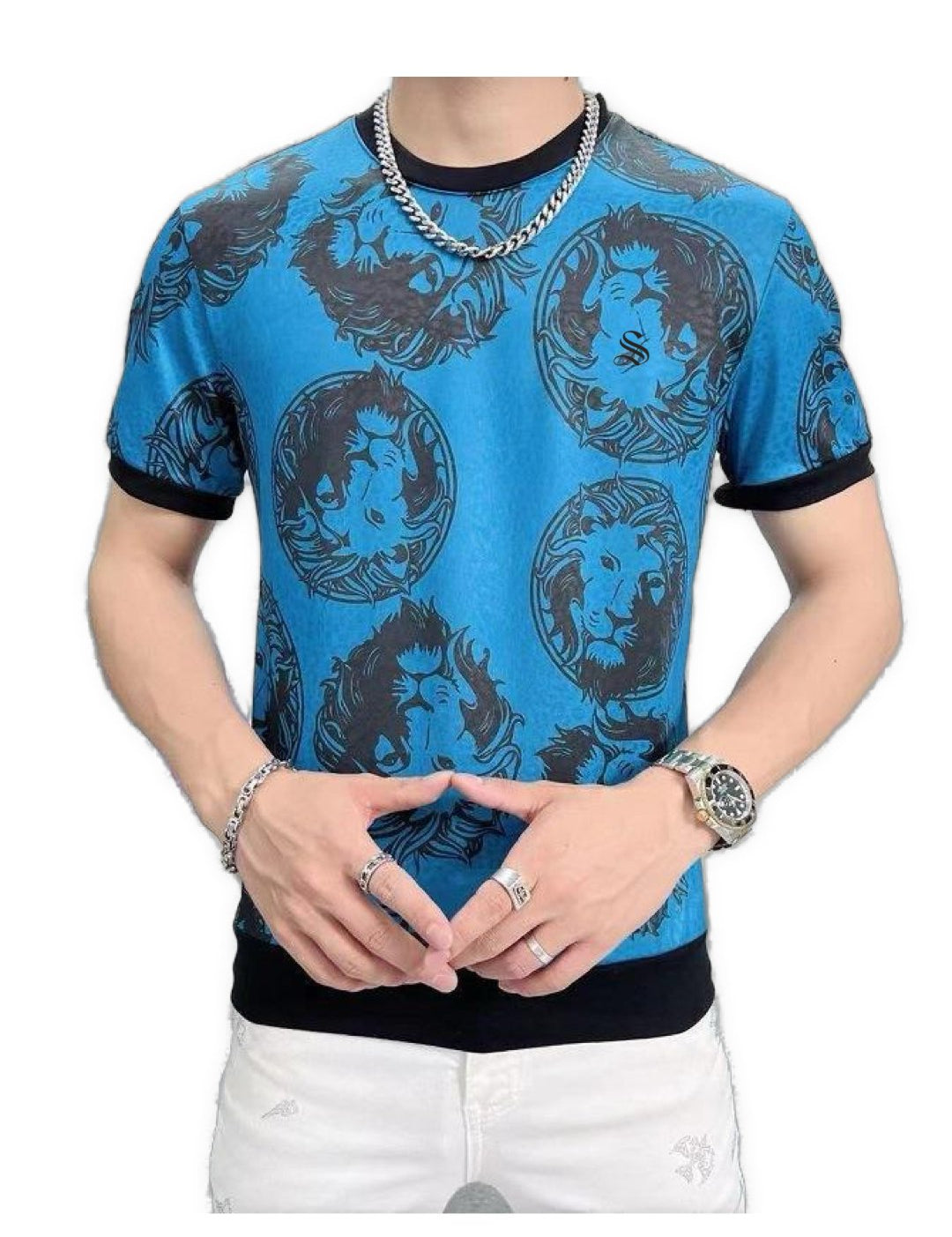 LionK - T-Shirt for Men - Sarman Fashion - Wholesale Clothing Fashion Brand for Men from Canada