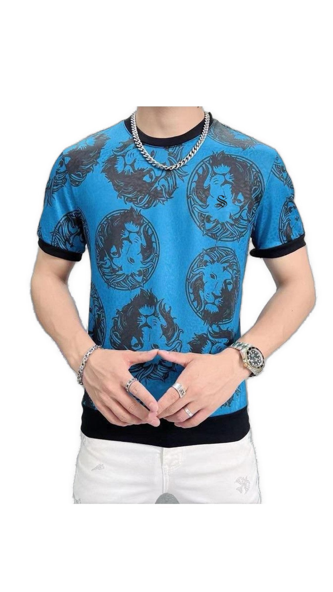 LionK - T-Shirt for Men - Sarman Fashion - Wholesale Clothing Fashion Brand for Men from Canada