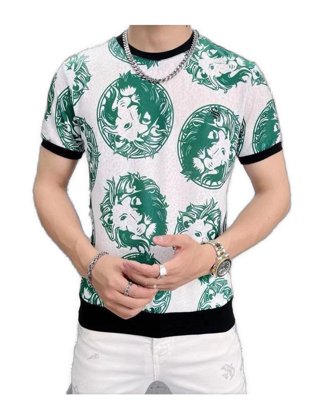 LionK - T-Shirt for Men - Sarman Fashion - Wholesale Clothing Fashion Brand for Men from Canada