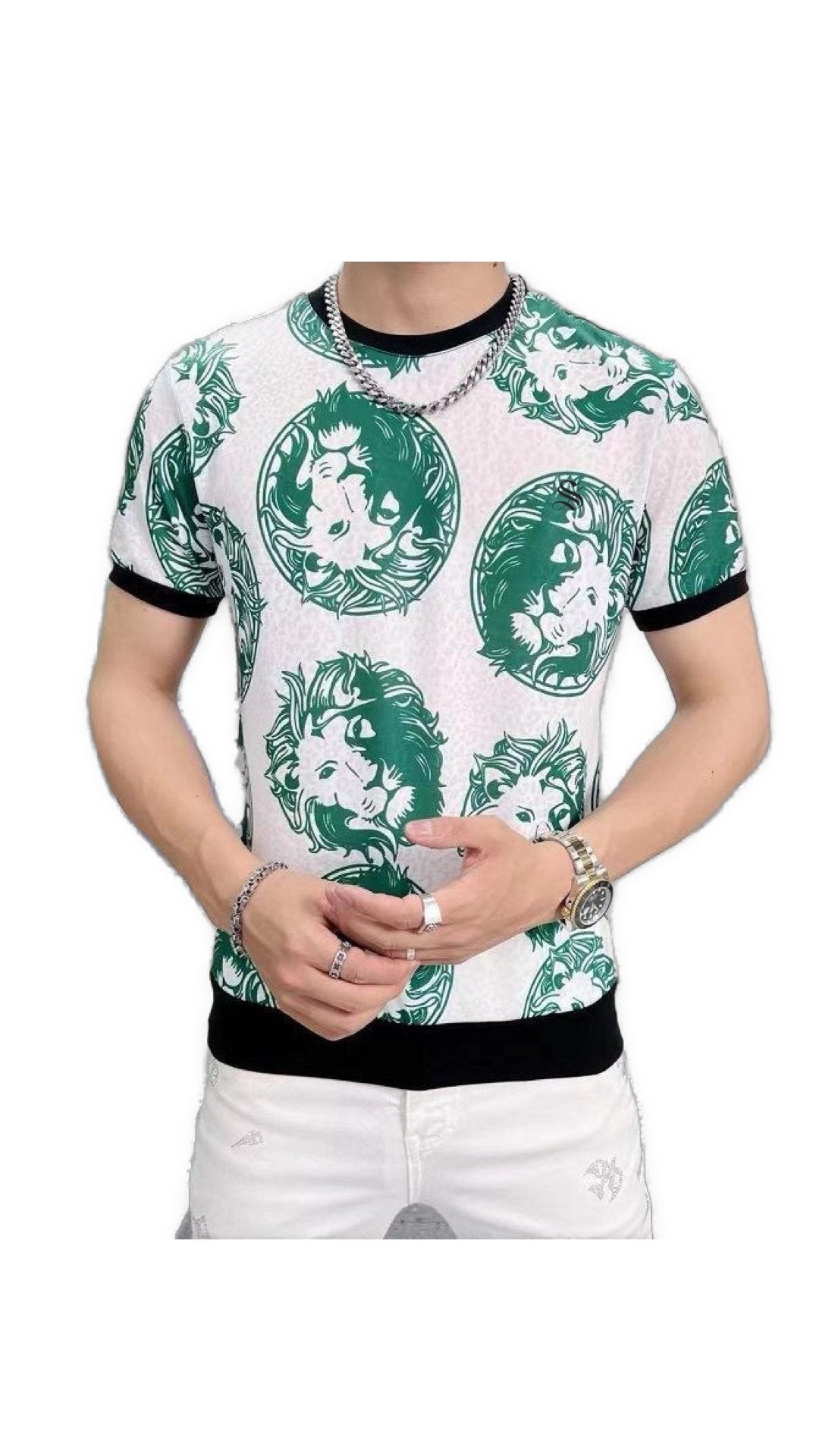 LionK - T-Shirt for Men - Sarman Fashion - Wholesale Clothing Fashion Brand for Men from Canada