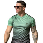 Lizard - Khaki Green/Black T-shirt for Men - Sarman Fashion - Wholesale Clothing Fashion Brand for Men from Canada