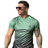 Lizard - Khaki Green/Black T-shirt for Men - Sarman Fashion - Wholesale Clothing Fashion Brand for Men from Canada