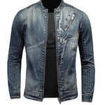 LKO 2 - Long Sleeve Jeans Jacket for Men - Sarman Fashion - Wholesale Clothing Fashion Brand for Men from Canada