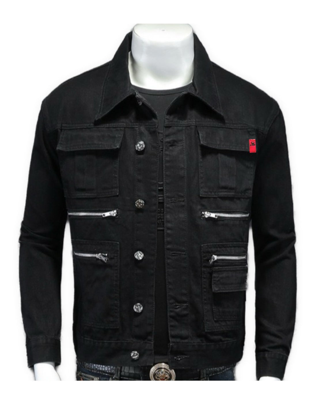 LKO 5 - Long Sleeve Jeans Jacket for Men - Sarman Fashion - Wholesale Clothing Fashion Brand for Men from Canada