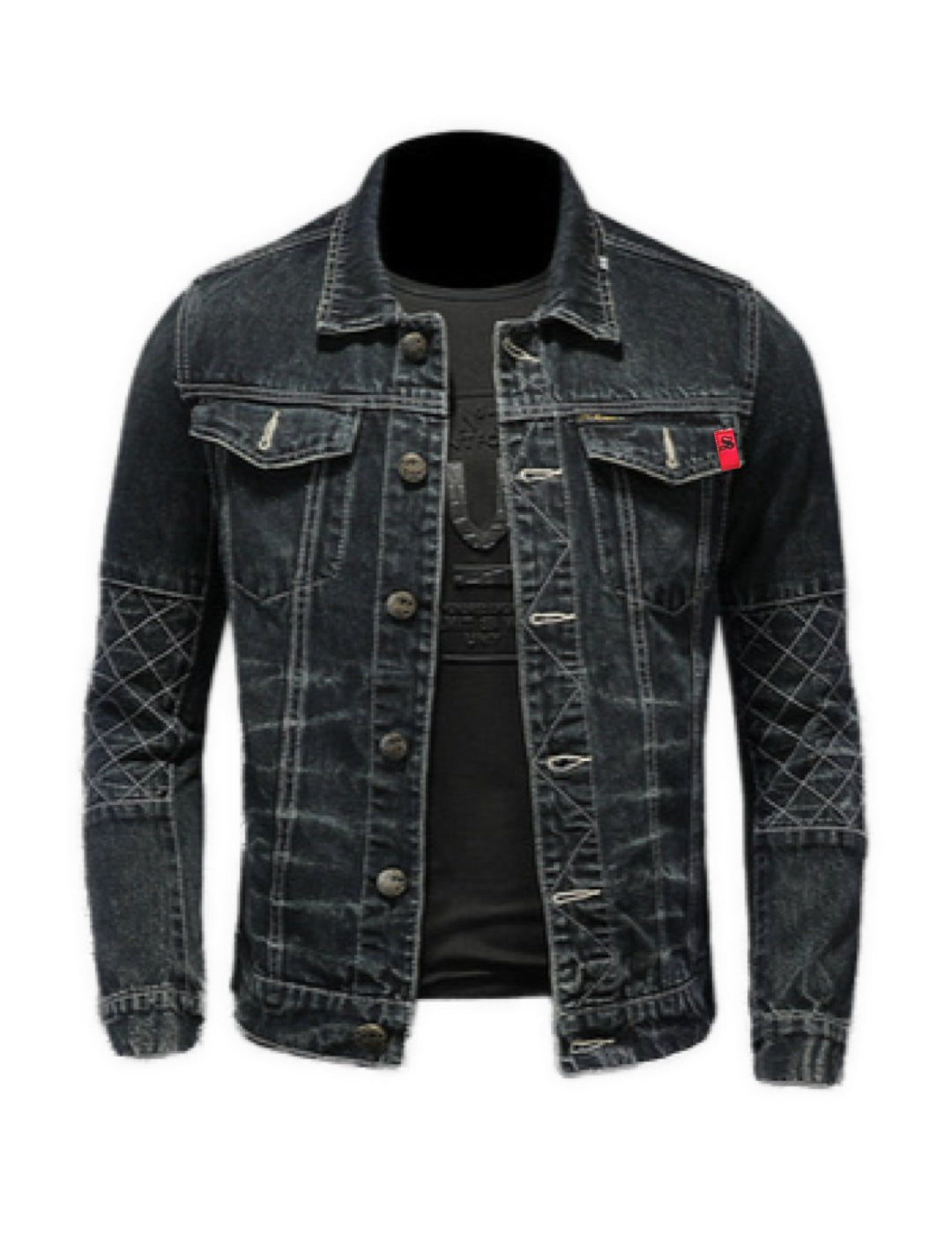 LKO 6 - Long Sleeve Jeans Jacket for Men - Sarman Fashion - Wholesale Clothing Fashion Brand for Men from Canada