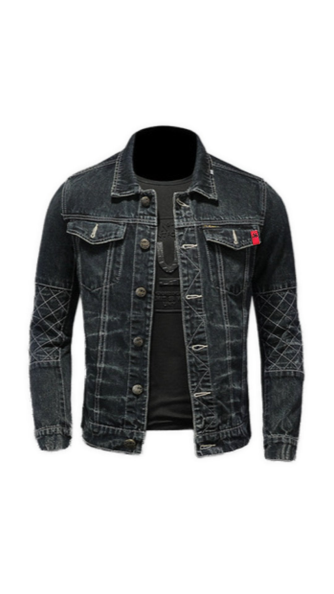 LKO 6 - Long Sleeve Jeans Jacket for Men - Sarman Fashion - Wholesale Clothing Fashion Brand for Men from Canada
