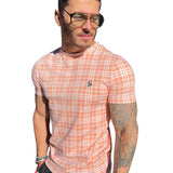 LOCO - Orange T-shirt for Men (PRE-ORDER DISPATCH DATE 15 APRIL 2023) - Sarman Fashion - Wholesale Clothing Fashion Brand for Men from Canada