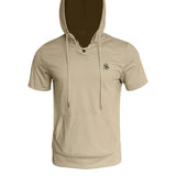 Lotila - Hood T-shirt for Men - Sarman Fashion - Wholesale Clothing Fashion Brand for Men from Canada