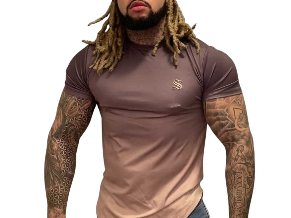 Lounge- Beige T-Shirt for Men - Sarman Fashion - Wholesale Clothing Fashion Brand for Men from Canada